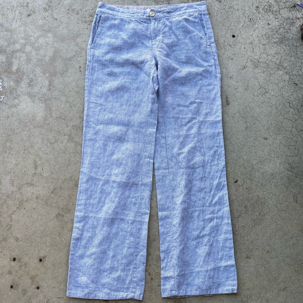 Banana Republic wide leg linen pants